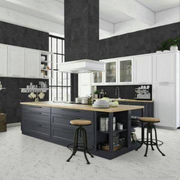 Placa perete SPC The Wall Stone XL 125x250 cm, 4 mm Piatra ton inchis P3004