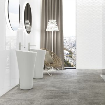 Faianta Fanal Montblanc White 31,6x90 cm Lucioasa