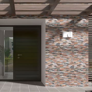 Gresie Tau Rivera Portelanata Graphite NRC MT 17 x 52 cm CM0462