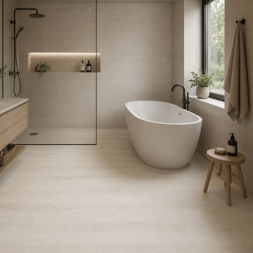Gresie Emigres Timber Blanco RC MT Rectificata Mata 20 x 120 cm