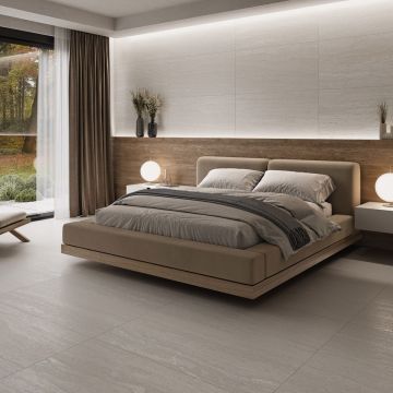 Gresie Fanal Travertino Marfil 120x120 cm 3DSOFT Rectificata Satinata