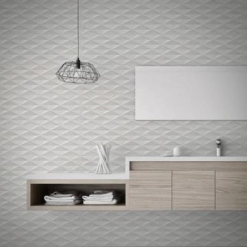 Faianta Emigres Dover Urbe Gris RC Rectificata Lucioasa 25 x 75 cm