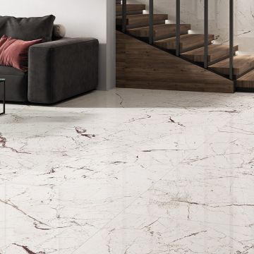 Gresie Fanal Windsor White RC Rectificata Mata 60 x 120cm