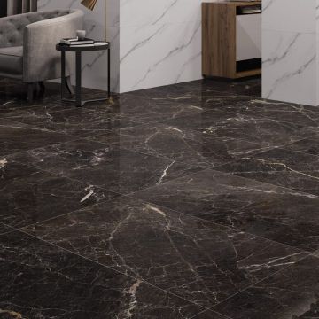 Gresie Fanal Windsor Black RC Rectificata Mata 60 x 120cm