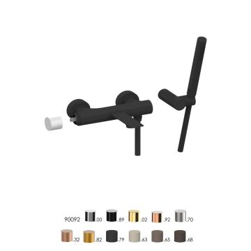 Baterie cada dus Frattini Narciso S 78002S cu set dus inclus, multicolor