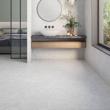 Gresie Emigres Portelanata Marte Pul Blanco Rectificata Lucioasa 119 x 119 cm