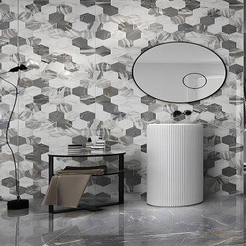 Faianta Emigres DEC Griso-Pul RC Rectificata Lucioasa 59 x 119 cm