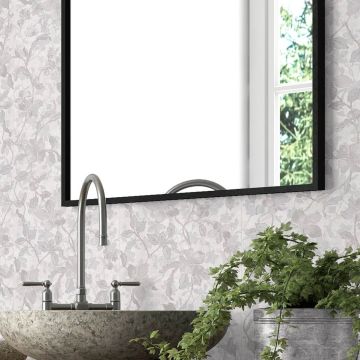 Faianta Emigres Microcemento Floral Gris PR RC Rectificata Satinata 30 x 90 cm 
