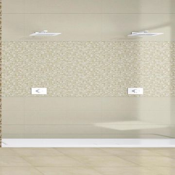 Faianta Emigres Glass Beige RC Rectificata Lucioasa 25 x 75 cm