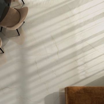 Gresie Emigres Portelanata Halo Pul Beige Rectificata Lucioasa 119 x 119 cm