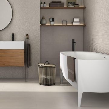 Faianta Emigres Neutral Beige PB RC Rectificata Satinat 40 x 120 cm