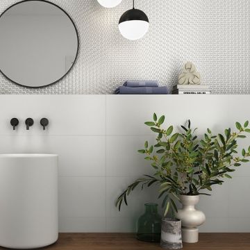 Faianta Emigres MOS Limbo Blanco RC Rectificata Lucioasa 25 x 75 cm
