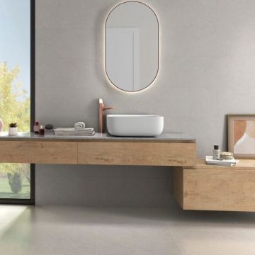 Faianta Emigres Varsovia Blanco PR RC Rectificata Satinata 30 x 90 cm 8435361905817