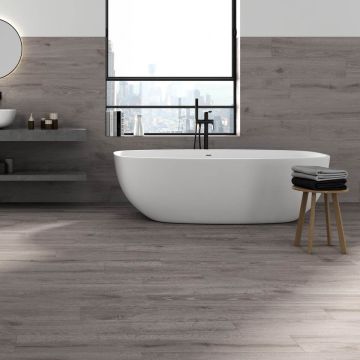 Gresie Emigres Windwood Gris RC SAT Rectificata Satinat 20 x 120 cm 8435361903530