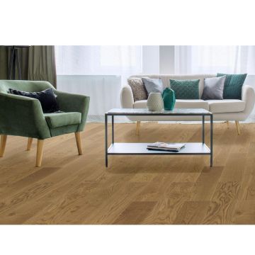 Parchet lemn triplustratificat Tarkett Aria stejar Sienna 1000 ton mediu