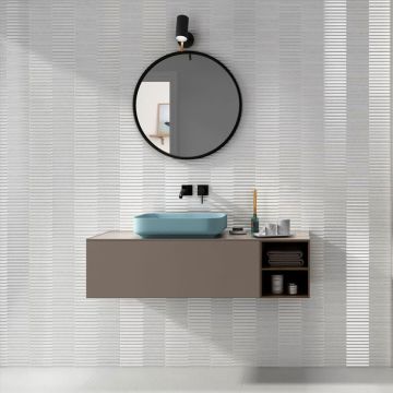 Faianta Emigres DEC Wonder Blanco RC Rectificata Lucioasa 25 x 75 cm