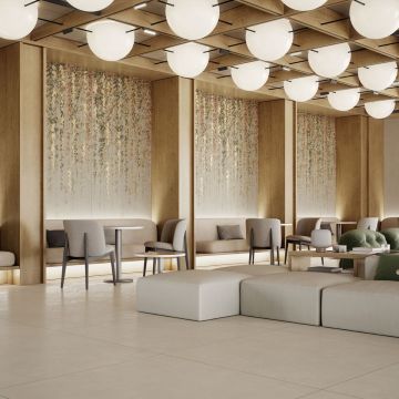 Gresie tip placa Durslab Morisot RC Rectificata Mata 120x287 cm grosime 6 mm