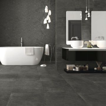 Gresie Fanal Evo Coal MT RC Rectificata Mata 60 x 120 cm