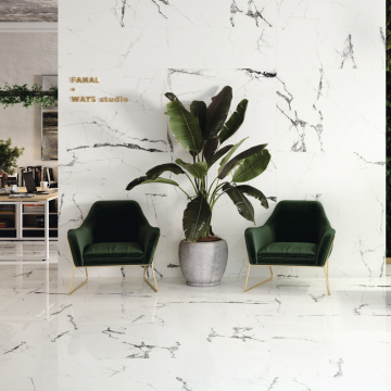 Gresie Fanal New Ice NPlus  RC Rectificata Lucioasa 90 x 90 cm