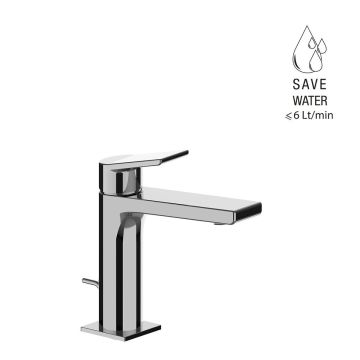 Baterie lavoar Frattini Gintonic 74054 cu ventil pop-up, crom