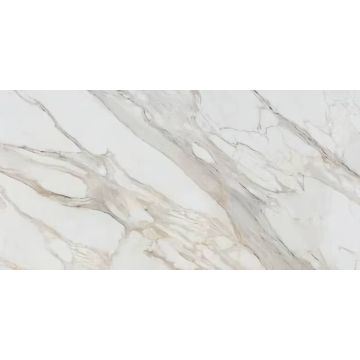 Gresie RAK Ceramics Calacatta Gold Portelanata lucios 120 X 260 cm Alb 4043733927066