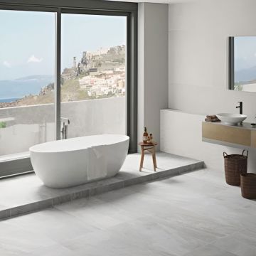 Gresie Alaplana Horton Portelanata White RC MT 60 x 120 cm 8435433593140