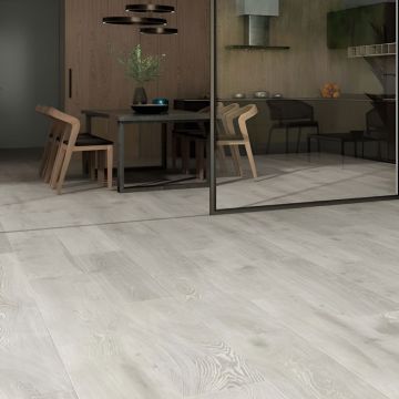 Gresie Alaplana Portelanata Isengard Blanco RC MT 30x150 cm CM0574