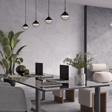 Gresie Fanal Moon White 3DSoft RC Rectificata Satinata 120 x 120 cm