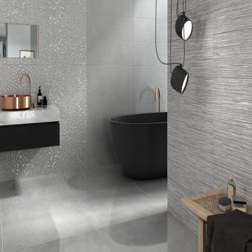 Faianta Emigres Hit MOS Gris PR RC Rectificata Lucioasa 25 x 75 cm 8435361905046
