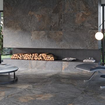 Gresie Fanal Nebula Cobalt 3DSoft RC Rectificata Satinata 90 x 90 cm