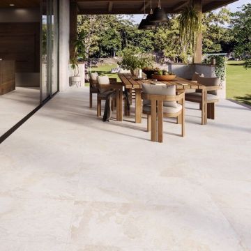 Gresie Fanal Nebula Cream 3DSoft RC Rectificata Satinata 90 x 90 cm