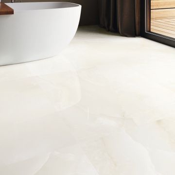 Gresie Fanal Onix Blanco RC Rectificata Lucioasa 90 x 90 cm