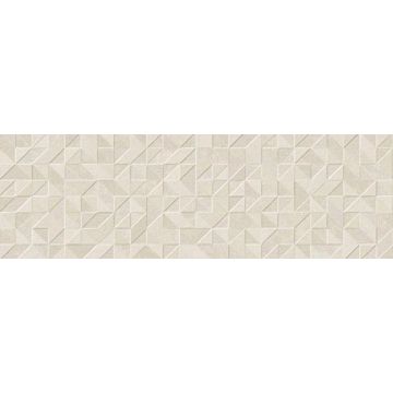Mostra Faianta Emigres Craft Origami Bige RC Rectificata Satinat 25 x 75 cm