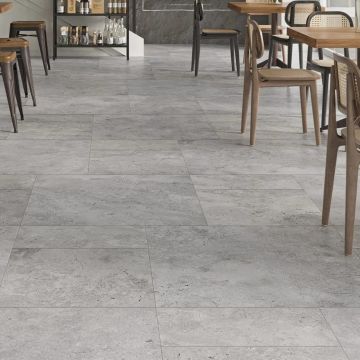 Gresie Fanal Petra Grey 3DSoft RC Rectificata Satinata 90 x 90 cm