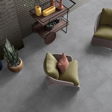 Gresie Mykonos Pro-Design Dark Grey RC Rectificata Mata 60 x 120 cm