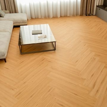 Parchet SPC Herringbone Bigger5 Lion 7 mm Stejar ton mediu REAFCL010