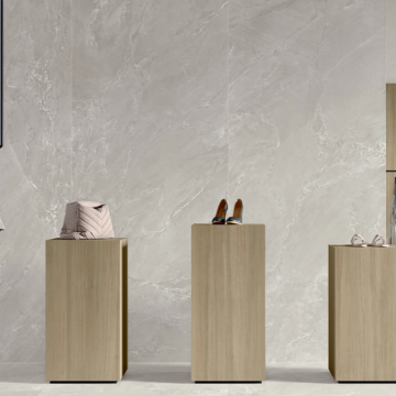 Gresie tip placa Alaplana Maxitech Sintra Pearl RC Rectificata Mata 120x280 cm grosime 6 mm