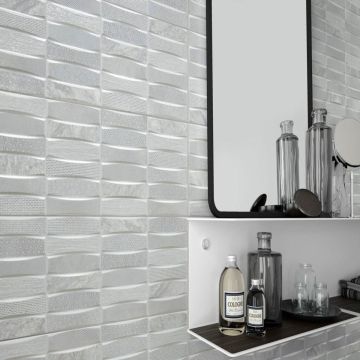 Faianta Emigres Teide XL Blanco PR RC GL Rectificata Lucioasa 25X75 CM 8435361937177