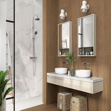 Faianta Emigres Timber Panel Natural PB RC Rectificata Mata 40 x 120 cm 8435361910927