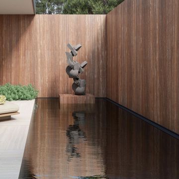 Gresie tip placa Durslab Traver Volcano RC Rectificata Mata 120x280 cm grosime 6 mm