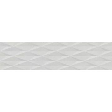 Mostra Faianta Emigres Dover Urbe Gris RC Rectificata Lucioasa 25 x 75 cm