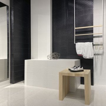 Faianta Emigres Velvet Blanco PB RC Rectificata Lucioasa 20 x 60 cm