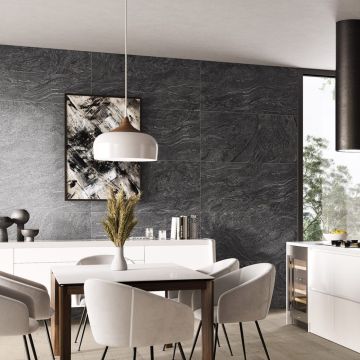 Gresie Fanal DEC Zendra Black RC Rectificata Mata 60 x 120 cm