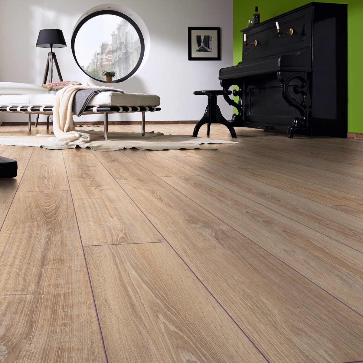 Parchet laminat stejar natur Kronotex Aqua Exquisit XC 8 mm ton deschis D2987