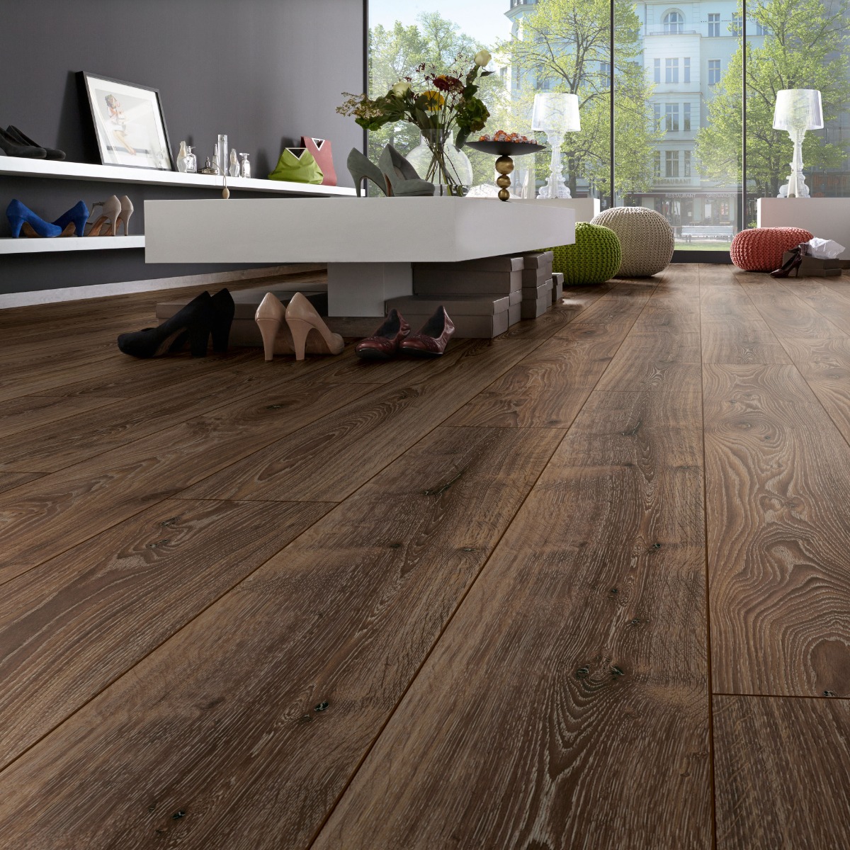 Parchet laminat Kronotex Robusto 12 mm Stejar ton inchis D3590