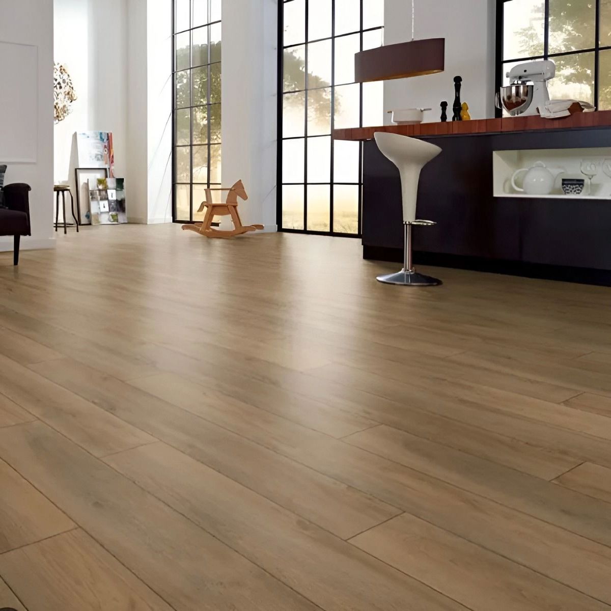 Parchet laminat stejar Swiss Krono SwissTech 12 mm Oak natural 2 ton mediu