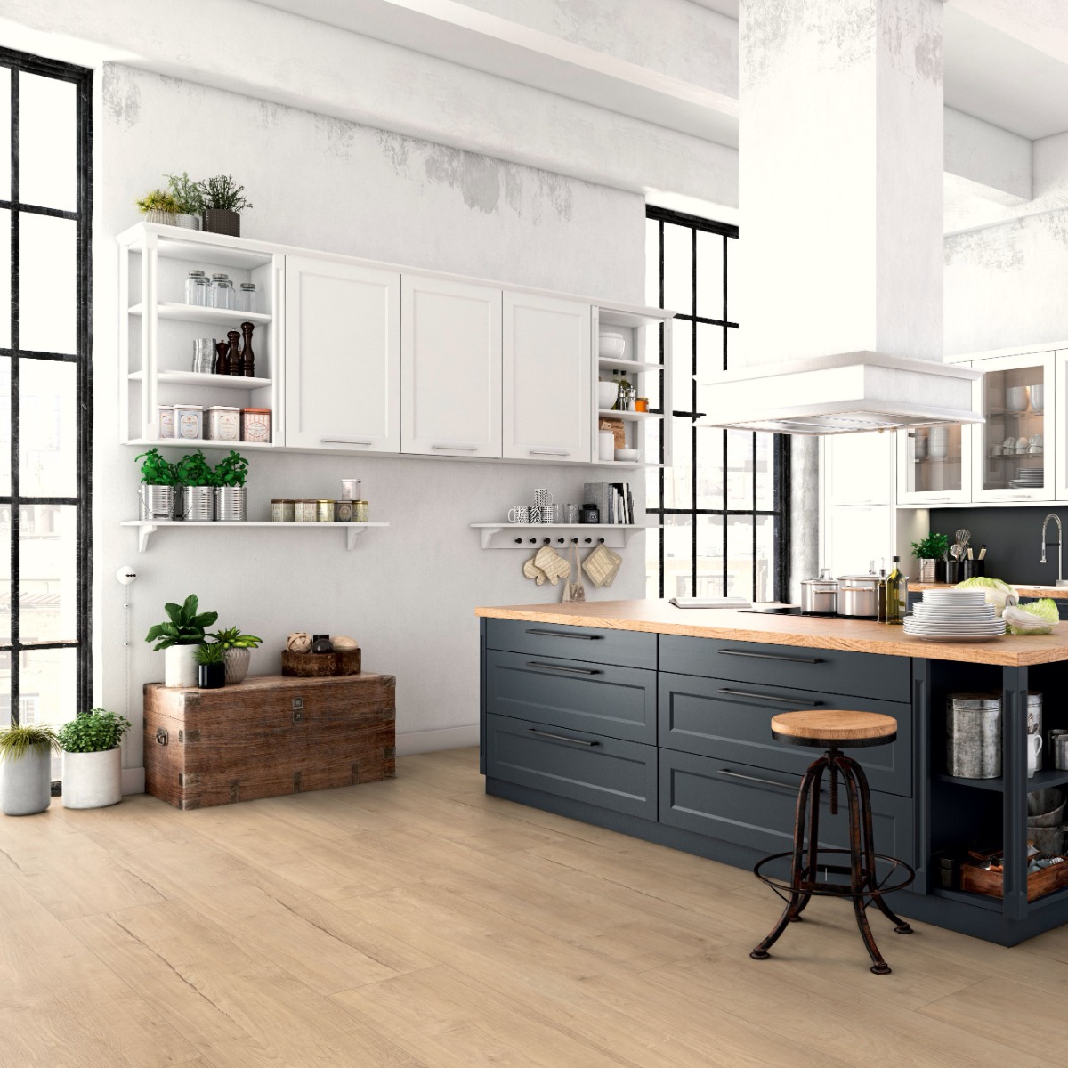 Parchet laminat stejar deschis Kronotex Exquisit Plus 8 mm D40402