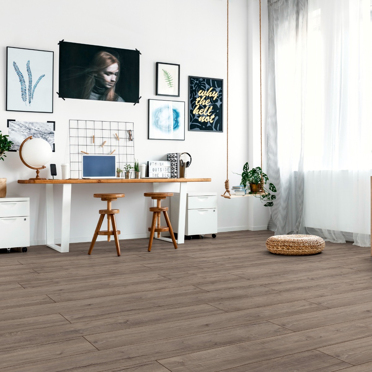 Parchet laminat stejar Kronotex Exquisit Plus 8 mm ton inchis D40412