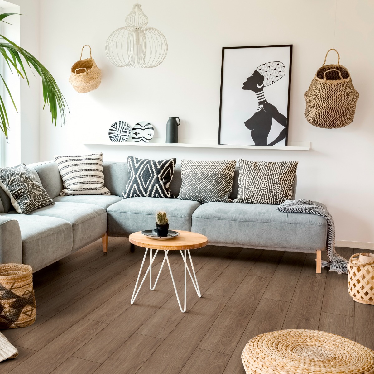 Parchet laminat Kronotex Robusto 12 mm Stejar ton inchis D40522