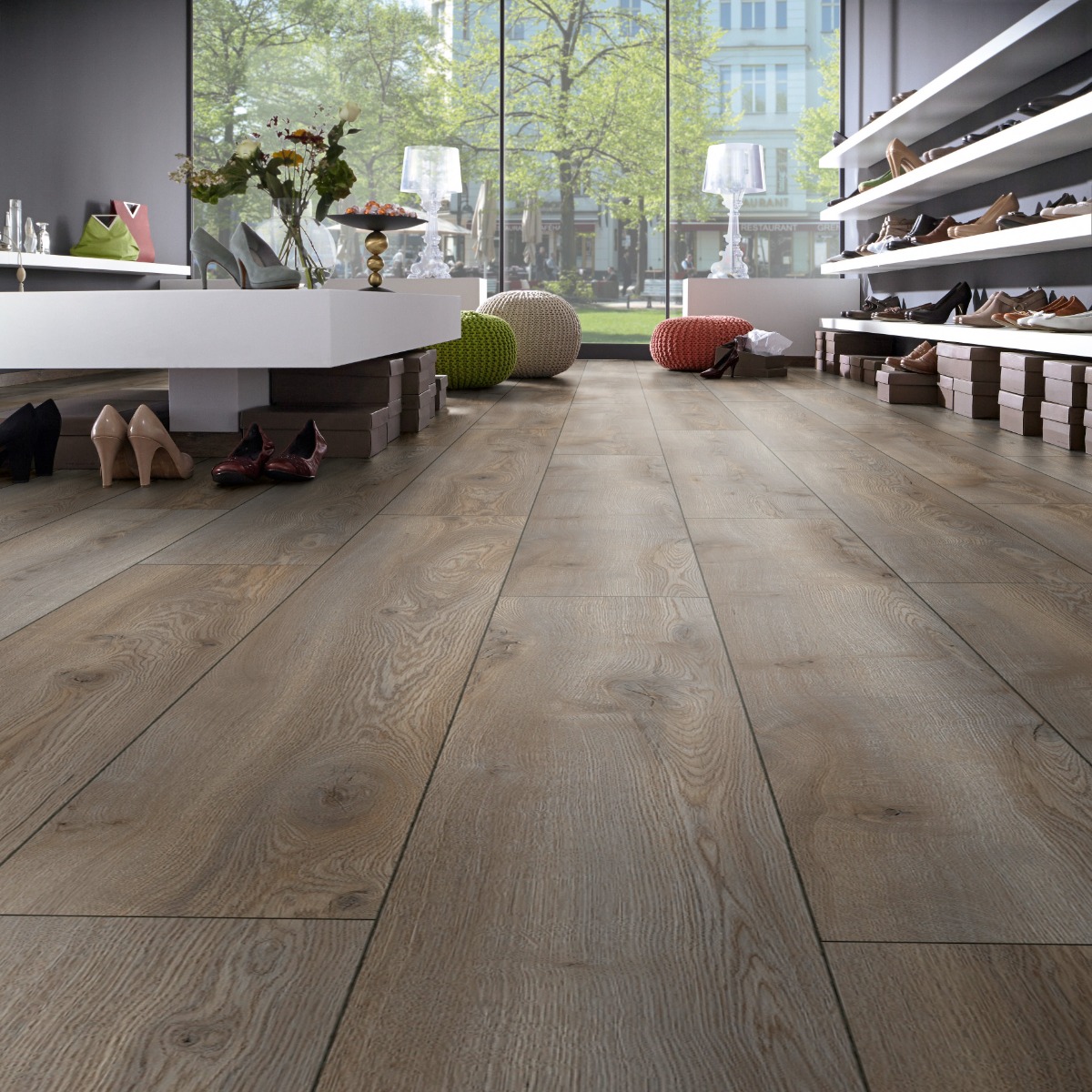 Parchet laminat Kronotex Mammut Plus 10 mm Stejar ton inchis D40762